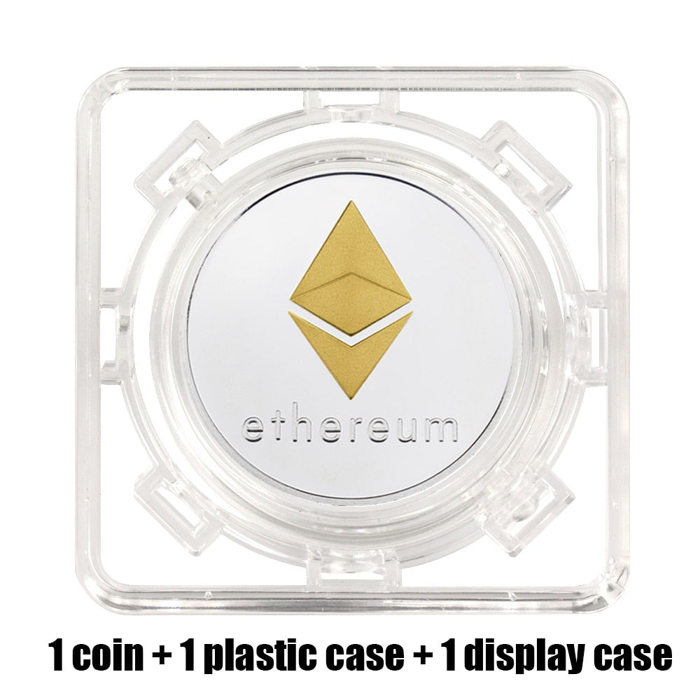 Ethereum Physical Coin (Silver Plated 40mm)