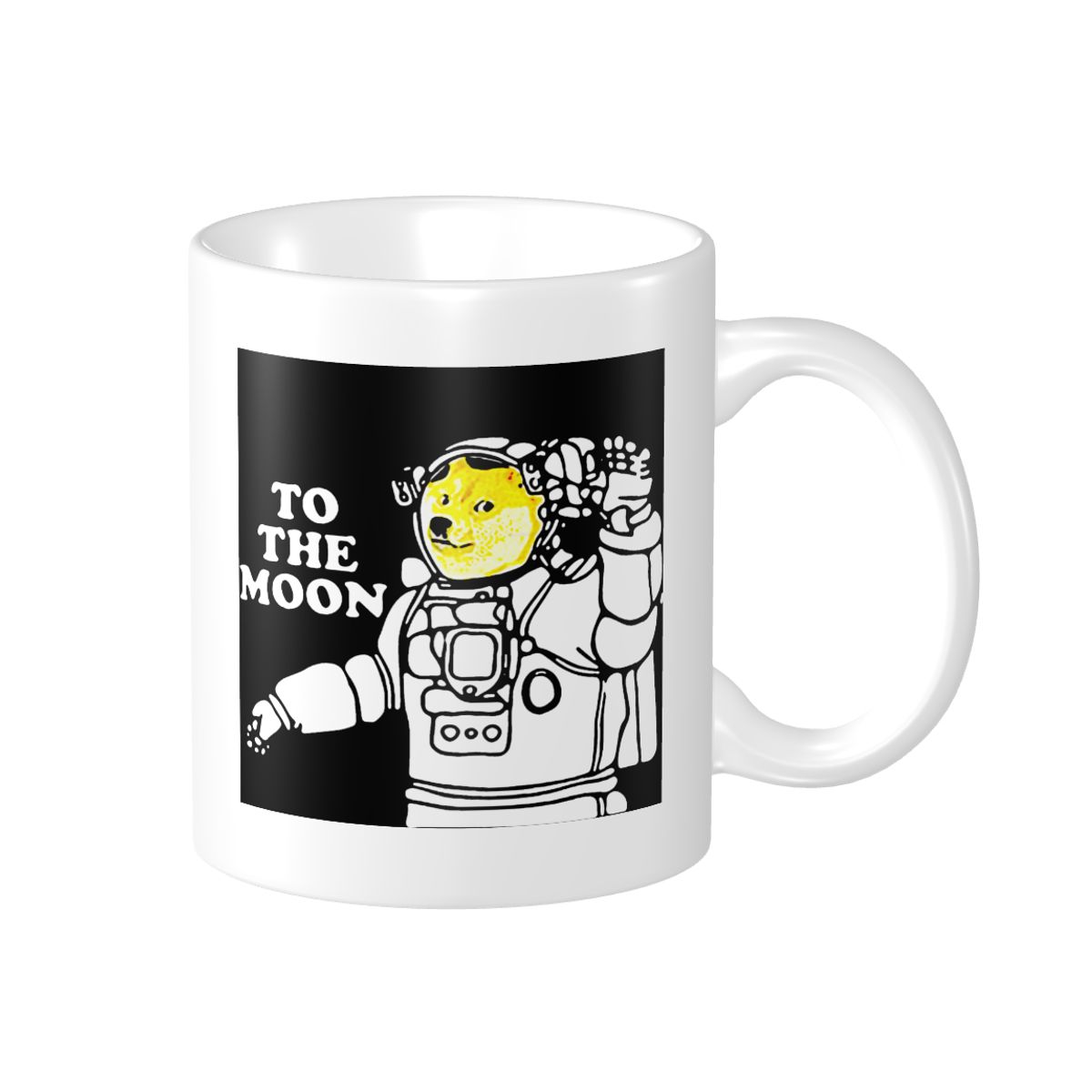 Dogecoin To The Moon Elon Musk Hot Sale Cups