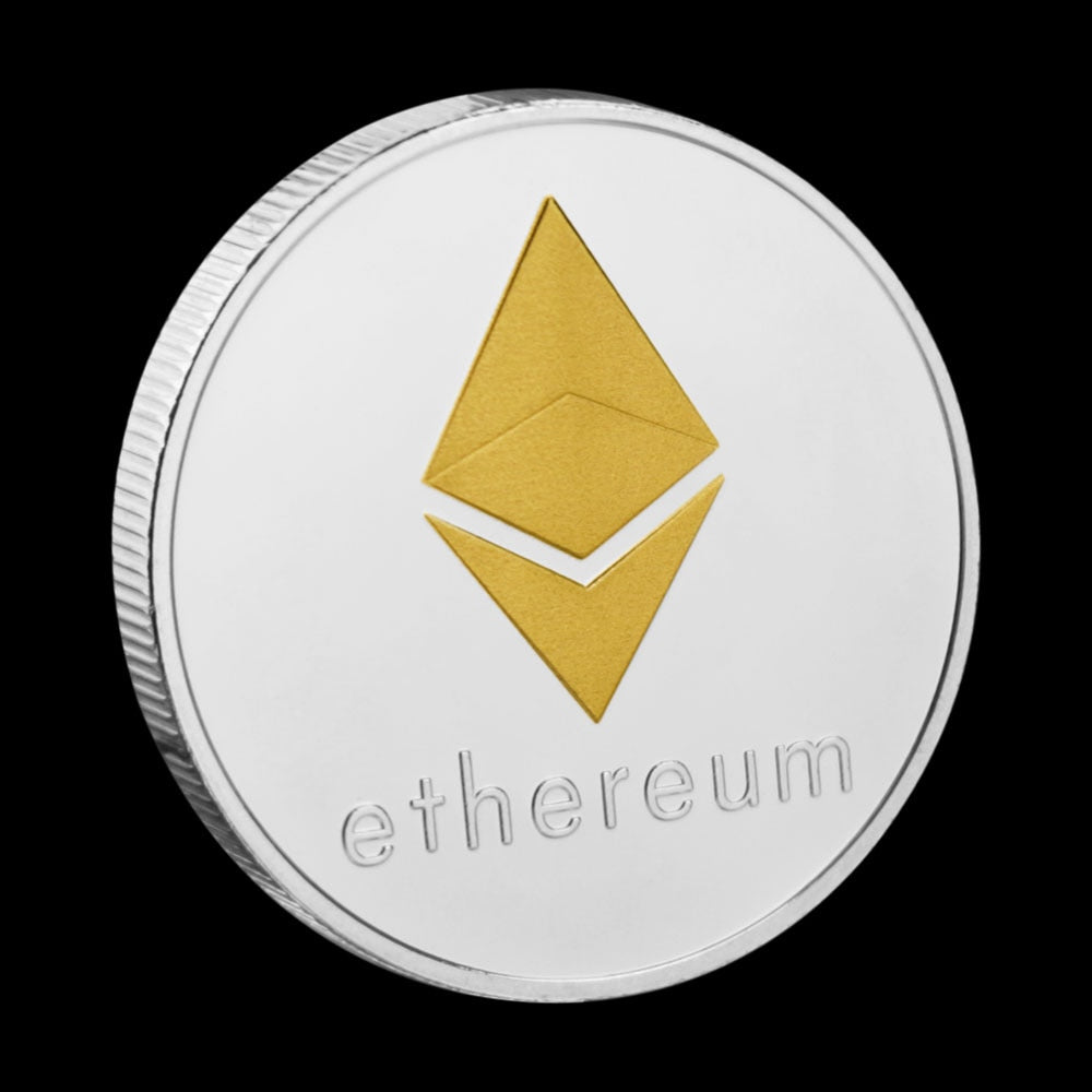 Ethereum Physical Coin (Silver Plated 40mm)