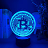 Led Bitcoin Night Light