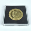 40mm Gold Bitcoin Coin with Acrylic Square Case