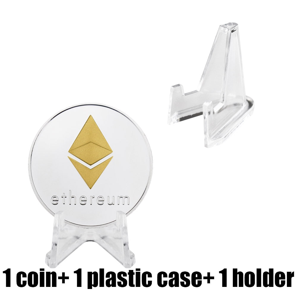 Ethereum Physical Coin (Silver Plated 40mm)