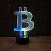 3D LED Bitcoin Lamp