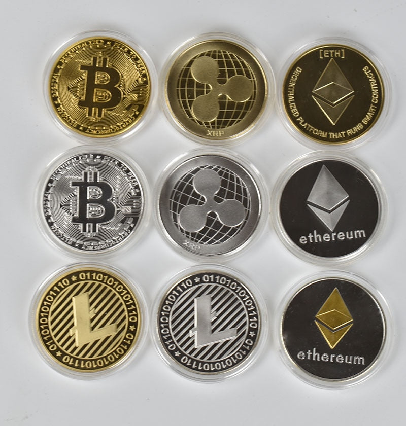 Metal Crypto Coins