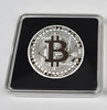 40mm Gold Bitcoin Coin with Acrylic Square Case