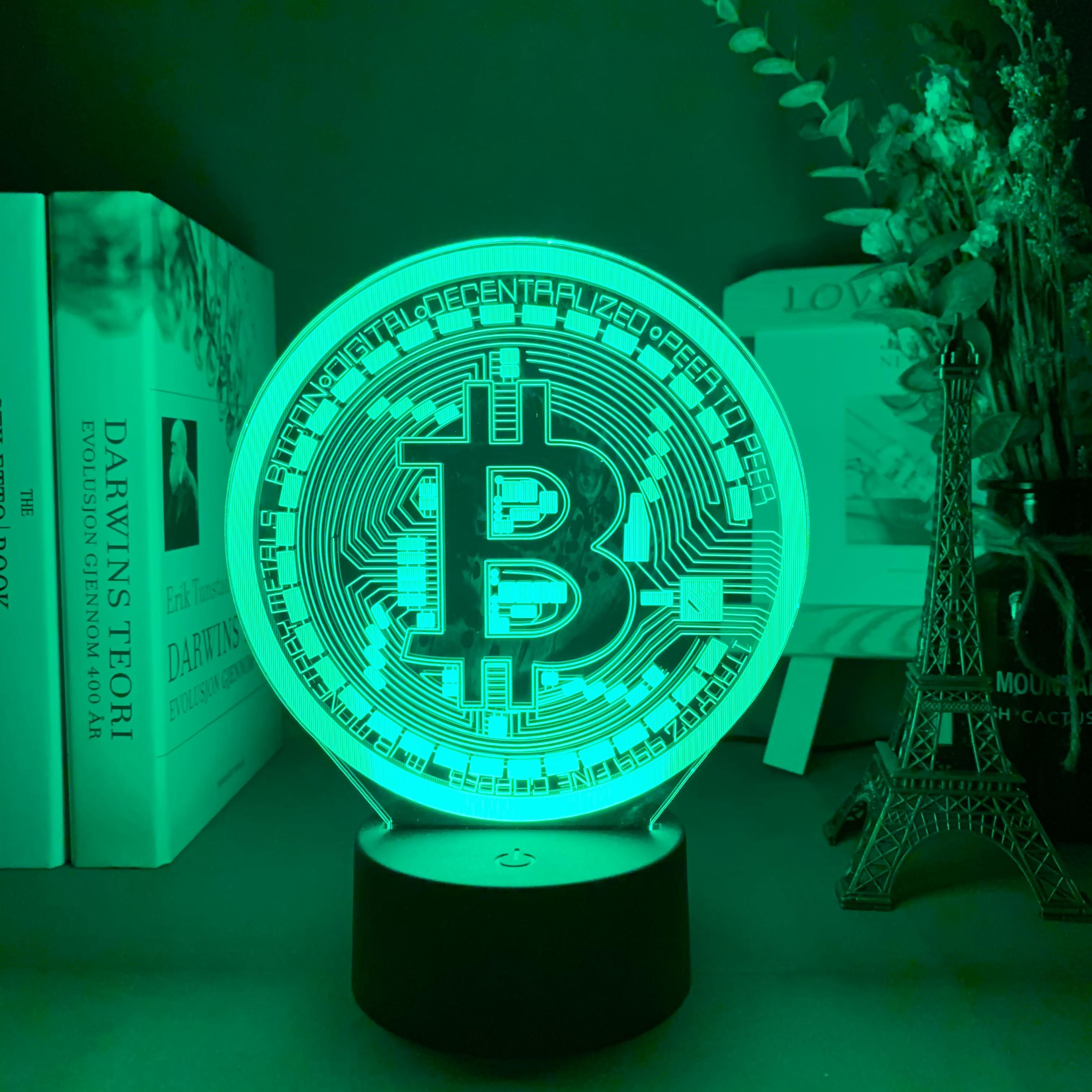 Led Bitcoin Night Light