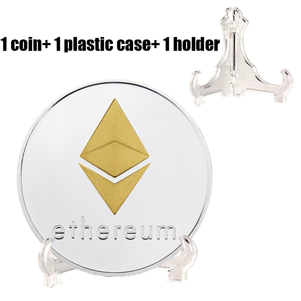 Ethereum Physical Coin (Silver Plated 40mm)