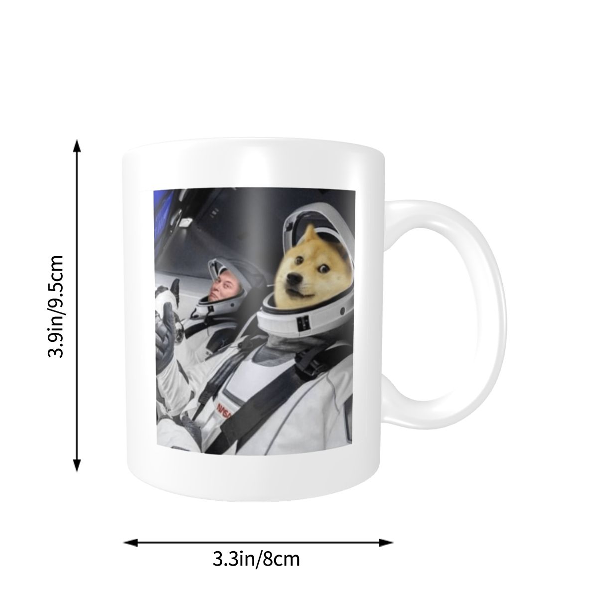 Dogecoin To The Moon Elon Musk Hot Sale Cups