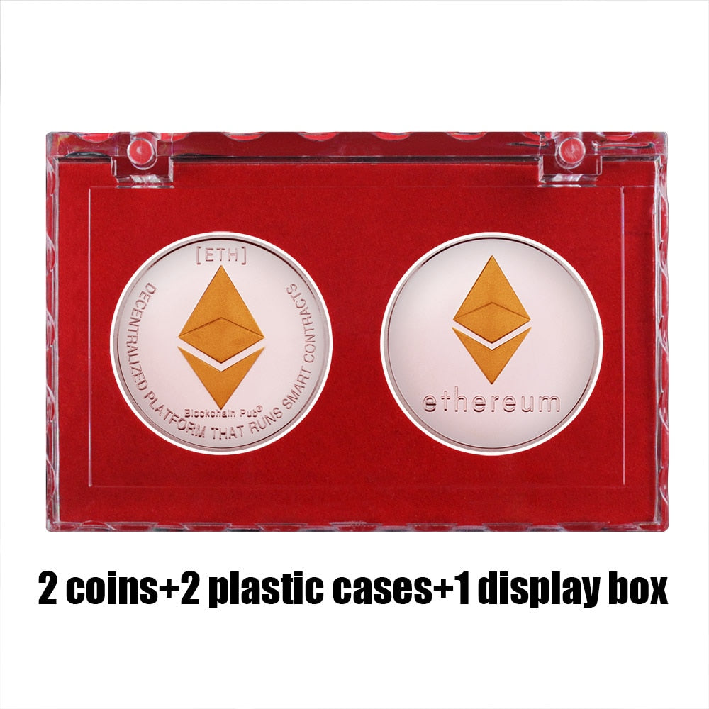 Ethereum Physical Coin (Silver Plated 40mm)