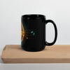 Black Glossy Bitcoin Mug